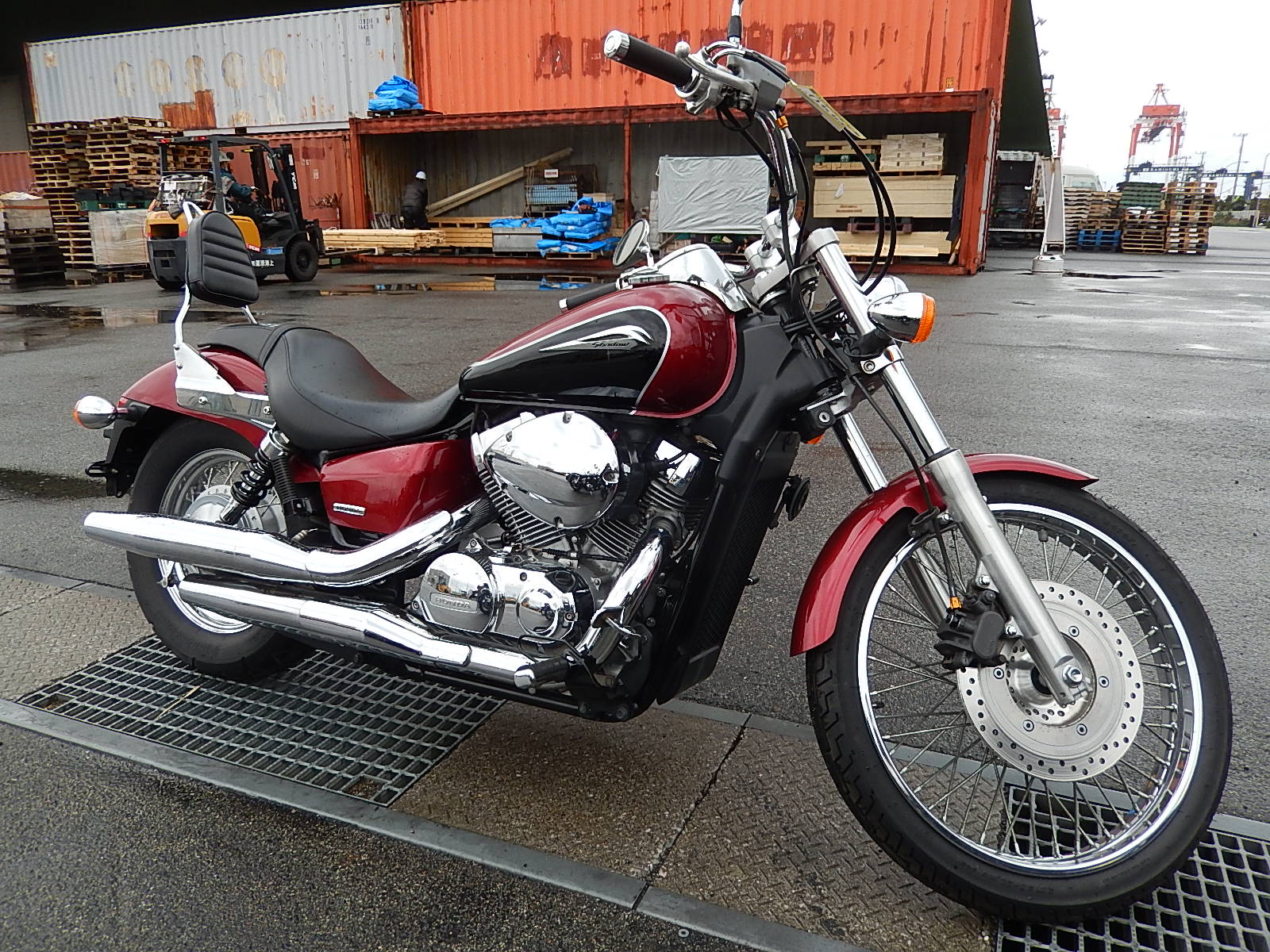 Выхлоп honda shadow 400