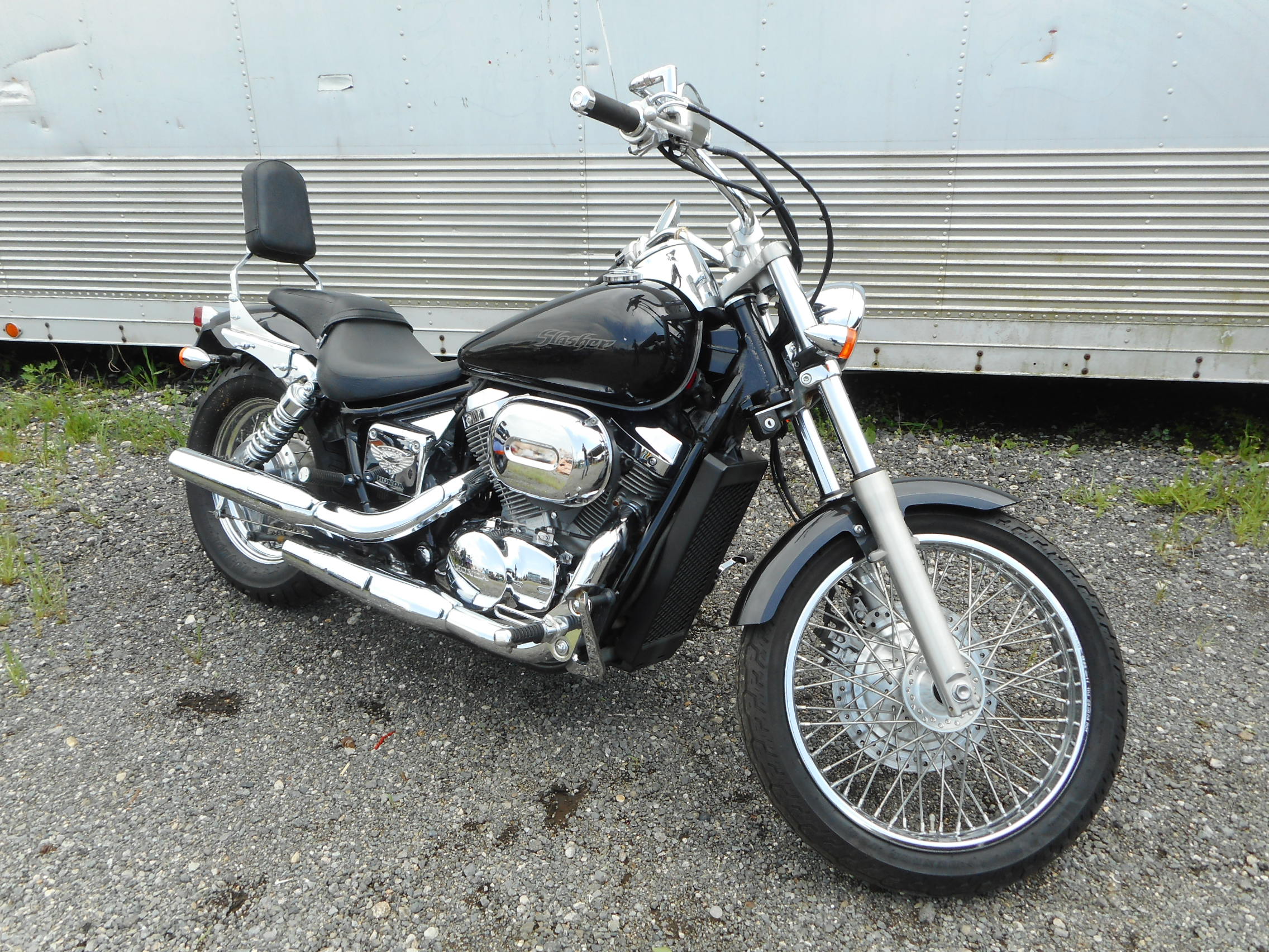 Выхлоп honda shadow 400